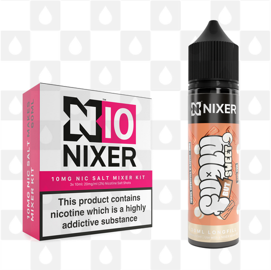 Yum Yum by Fugly But Sweet x Nixer E Liquid | 60ml Long Fill, Nicotine Type: Nicotine Salt, Strength & Size: 10mg Salt • 60ml • Inc Shots (50/50)