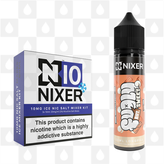 Yum Yum by Fugly But Sweet x Nixer E Liquid | 60ml Long Fill, Nicotine Type: Nicotine Salt, Strength & Size: 10mg Salt Ice • 60ml • Inc Shots (50/50)