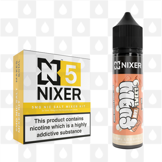 Yum Yum by Fugly But Sweet x Nixer E Liquid | 60ml Long Fill, Nicotine Type: Nicotine Salt, Strength & Size: 05mg Salt • 60ml • Inc Shots (50/50)