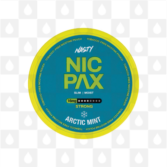 Arctic Mint by Nasty Nic Pax | Nicotine Pouches, Strength & Size: 20 x 30mg Pouches
