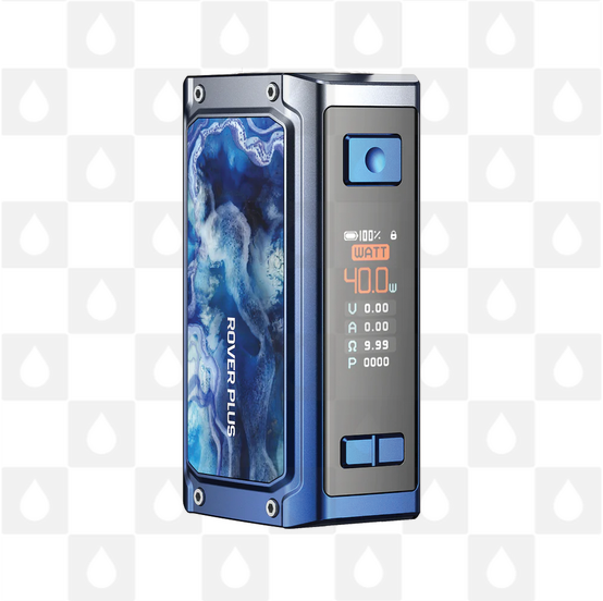 Aspire Rover Plus Vape Mod, Selected Colour: Blue Silver Fade