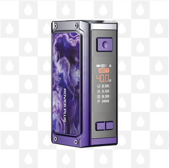 Aspire Rover Plus Vape Mod, Selected Colour: Purple Silver Fade
