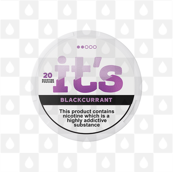 Blackcurrant by It's Nicotine Pouches, Strength & Size: 20 x 8.5mg Pouches