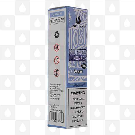 Blue Razz Lemonade | Bar Salts by Lost Vape E Liquid | 10ml Nic Salt, Strength & Size: 20mg • 10ml