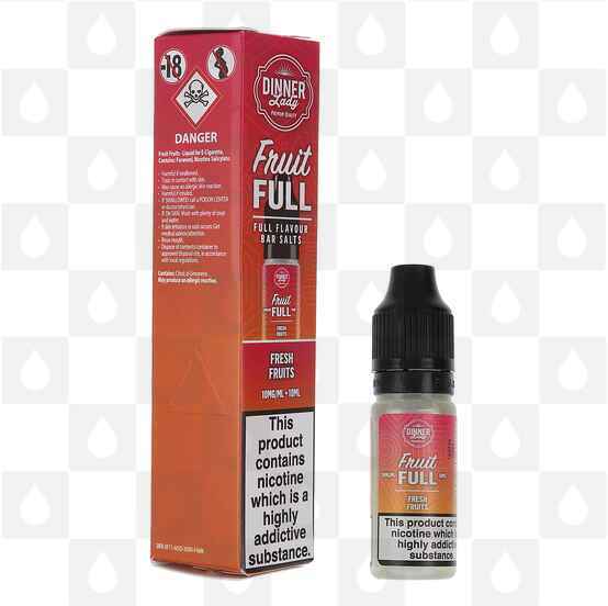 Fresh Fruits | Fruit Full by Dinner Lady E Liquid | 10ml Nic Salt, Strength & Size: 20mg • 10ml