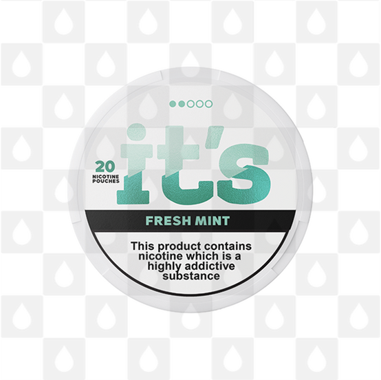 Fresh Mint by It's Nicotine Pouches, Strength & Size: 20 x 8.5mg Pouches