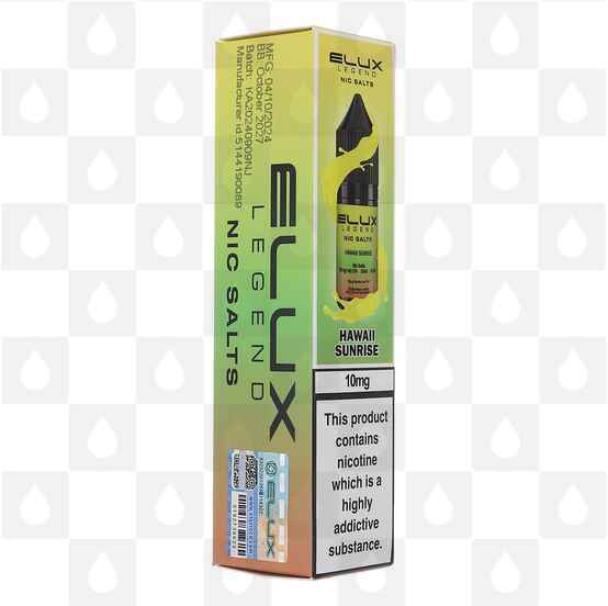 Hawaii Sunrise by Elux Legend E Liquid | Nic Salt, Strength & Size: 10mg • 10ml