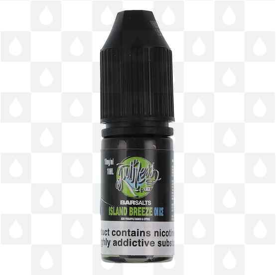 Island Breeze On Ice | Bar Salts by Ruthless E Liquid | 10ml Nic Salt, Strength & Size: 10mg • 10ml