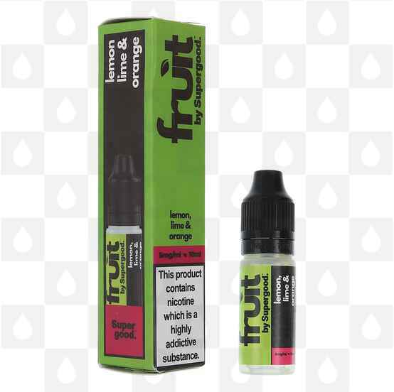 Lemon, Lime & Orange | Fruit by Supergood E Liquid | 10ml Nic Salt, Strength & Size: 05mg • 10ml