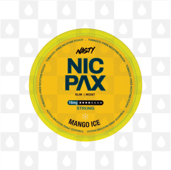 Mango Ice by Nasty Nic Pax | Nicotine Pouches, Strength & Size: 20 x 30mg Pouches