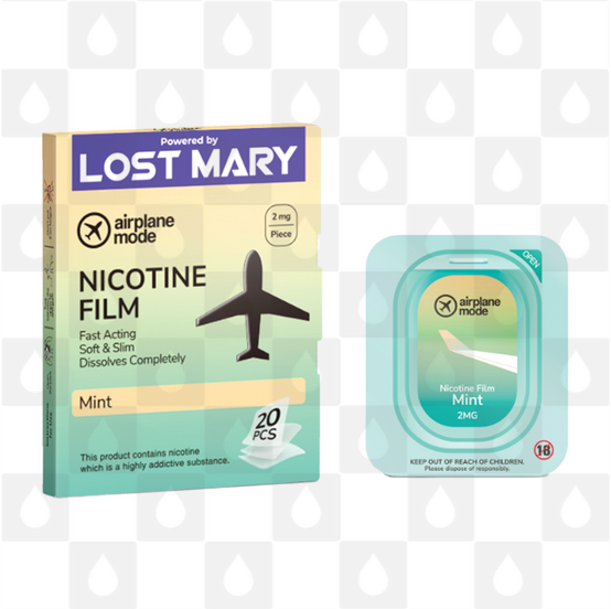 Mint | Airplane Mode by Lost Mary | Nicotine Film Strips