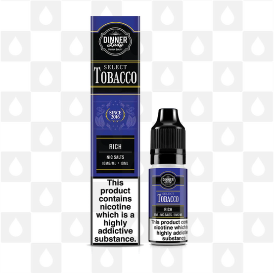 Rich | Select Tobacco by Dinner Lady | 10ml Nic Salt, Strength & Size: 20mg • 10ml