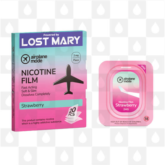 Strawberry | Airplane Mode by Lost Mary | Nicotine Film Strips