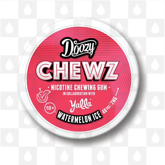 Watermelon Ice by Doozy Chewz | Nicotine Gum