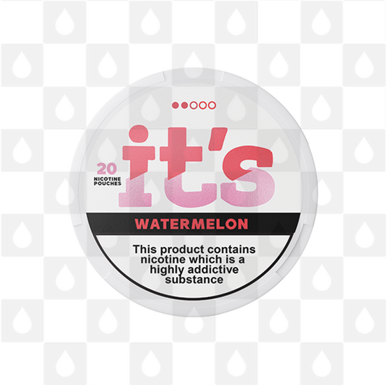 Watermelon by It's Nicotine Pouches, Strength & Size: 20 x 8.5mg Pouches