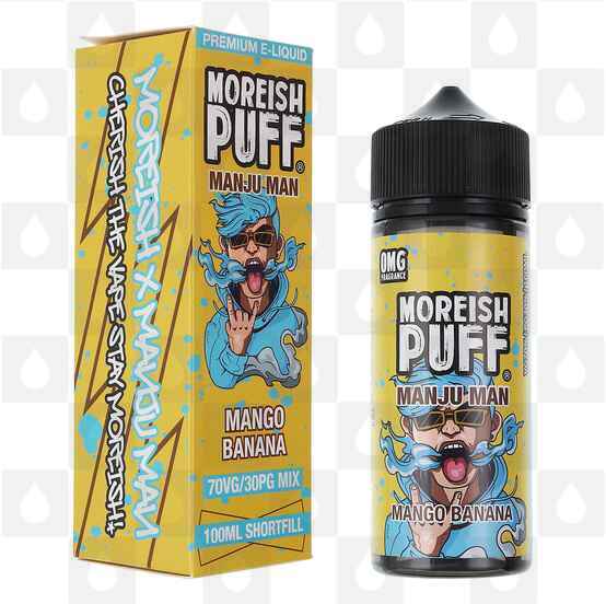 Banana | Manju Man by Moreish Puff E Liquid | 100ml Short Fill