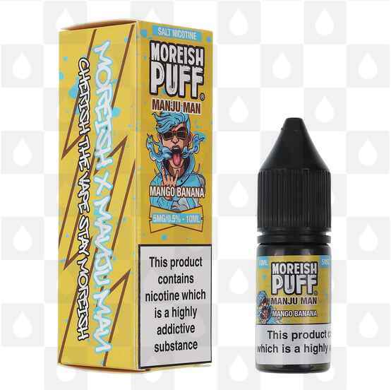 Banana | Manju Man by Moreish Salts E Liquid | 10ml Nic Salt, Strength & Size: 10mg • 10ml