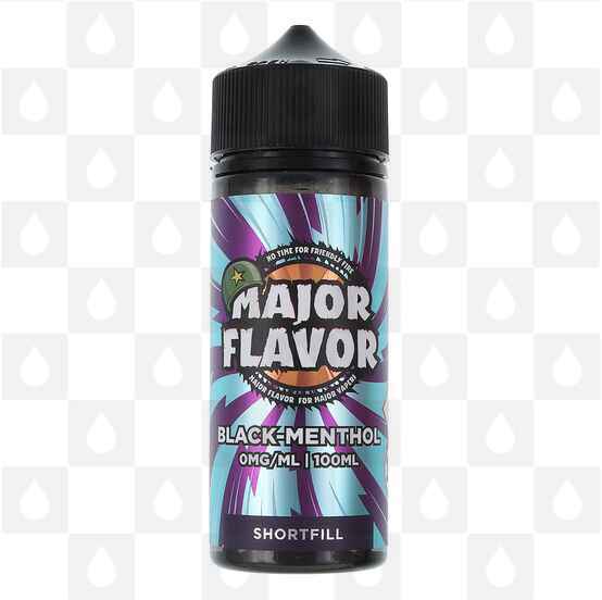 Black-Menthol by Major Flavor E Liquid | 100ml Short Fill