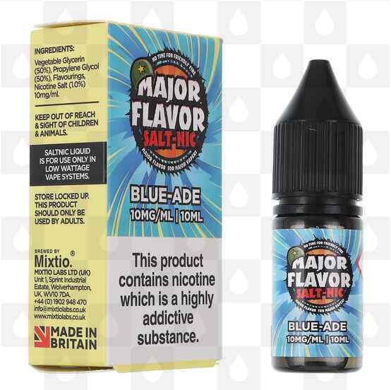 Blue-Ade by Major Flavor E Liquid | 10ml Nic Salt, Strength & Size: 10mg • 10ml