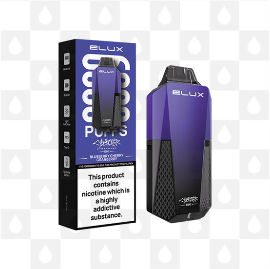 Blueberry Cherry Cranberry | Elux Cyberover 6K | Disposable Vapes