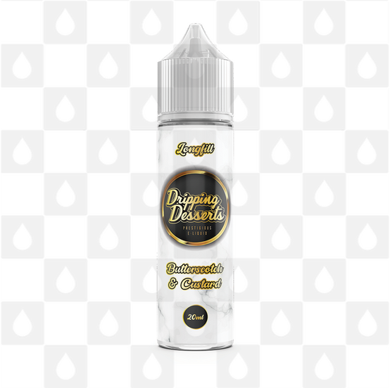 Butterscotch Custard by Dripping Desserts | 60ml Longfill, Nicotine Type: Nicotine Free, Strength & Size: 20ml Concentrate (Mix Before Use)