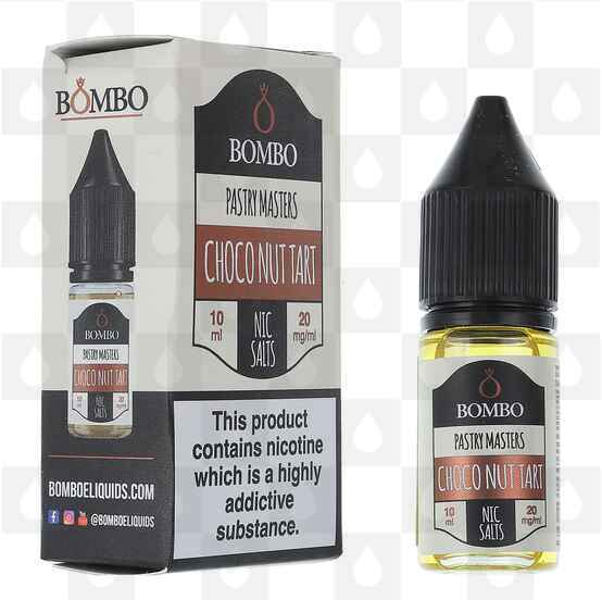Choco Nut Tart | Pastry Masters by Bombo E Liquid | 10ml Nic Salt, Strength & Size: 10mg • 10ml