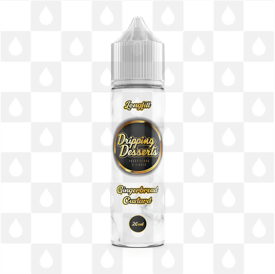 Gingerbread Custard by Dripping Desserts | 60ml Longfill, Nicotine Type: Nicotine Free, Strength & Size: 20ml Concentrate (Mix Before Use)