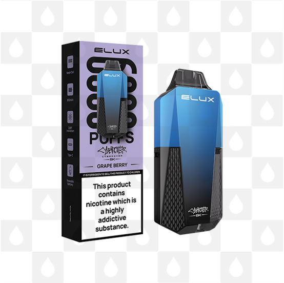 Grape Berry | Elux Cyberover 6K | Disposable Vapes