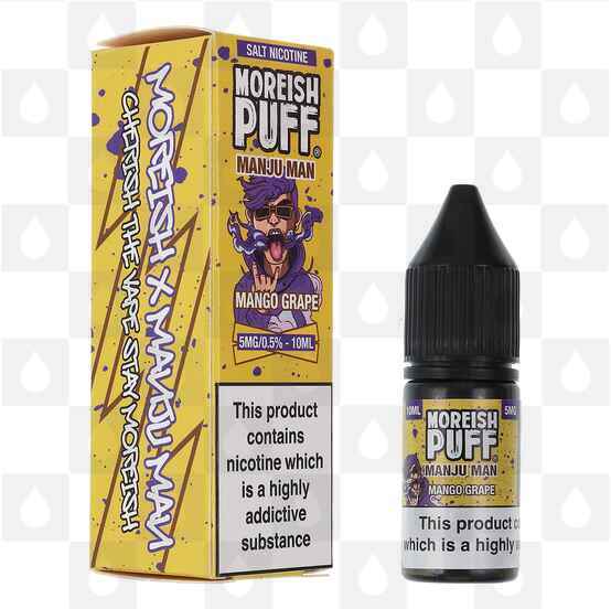 Grape | Manju Man by Moreish Salts E Liquid | 10ml Nic Salt, Strength & Size: 20mg • 10ml