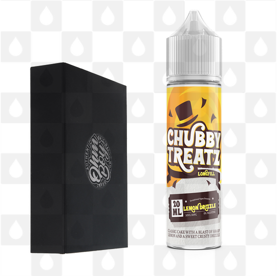 Lemon Drizzle by Chubby Treatz | 60ml Longfill, Nicotine Type: Nicotine Salt, Strength & Size: 10mg Salt • 60ml • Inc Shots (50/50)
