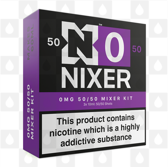Mixer Kit by Nixer E Liquid, Nicotine Type: Nicotine Free, Strength & Size: N0 • 0mg 50/50 Kit