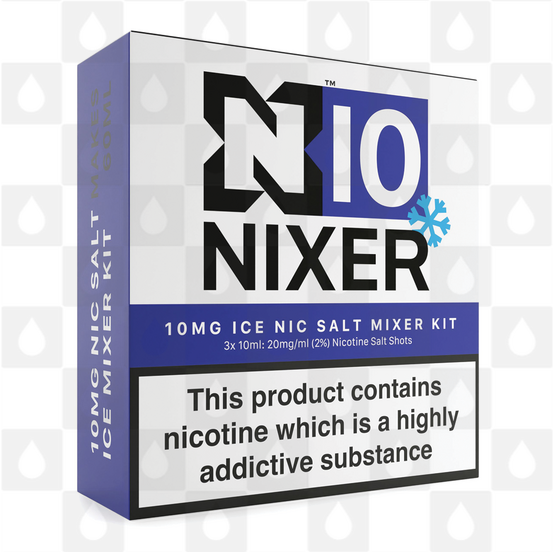 Mixer Kit by Nixer E Liquid, Nicotine Type: Nicotine Salt, Strength & Size: N10 Ice • 10mg Mixer Kit