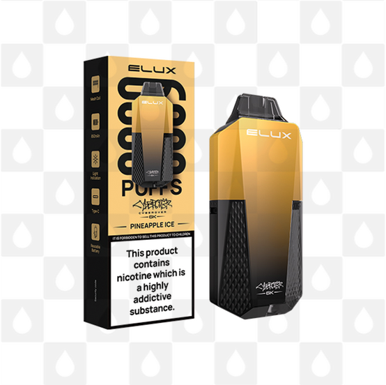 Pineapple Ice | Elux Cyberover 6K | Disposable Vapes