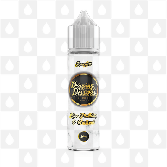 Rice Pudding & Custard by Dripping Desserts | 60ml Longfill, Nicotine Type: Nicotine Free, Strength & Size: 20ml Concentrate (Mix Before Use)