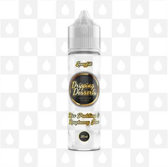 Rice Pudding & Raspberry Jam by Dripping Desserts | 60ml Longfill, Nicotine Type: Nicotine Free, Strength & Size: 20ml Concentrate (Mix Before Use)