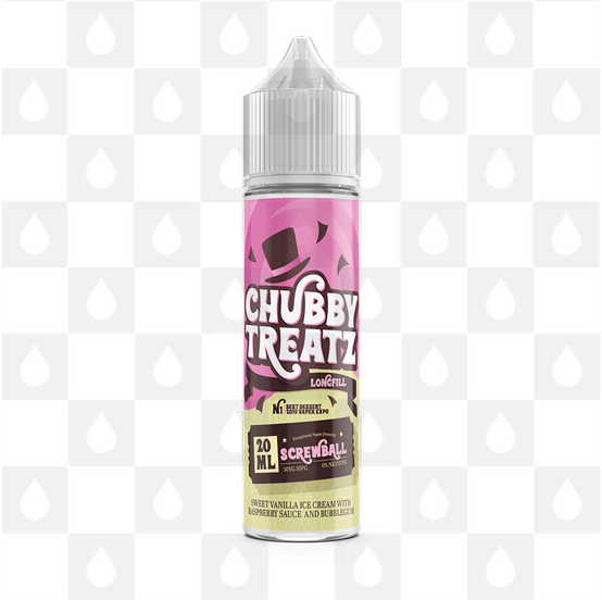 Screwball by Chubby Treatz | 60ml Longfill, Nicotine Type: Nicotine Free, Strength & Size: 20ml Concentrate (Mix Before Use)