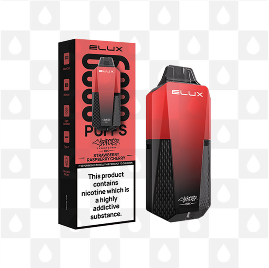 Strawberry Raspberry Cherry | Elux Cyberover 6K | Disposable Vapes