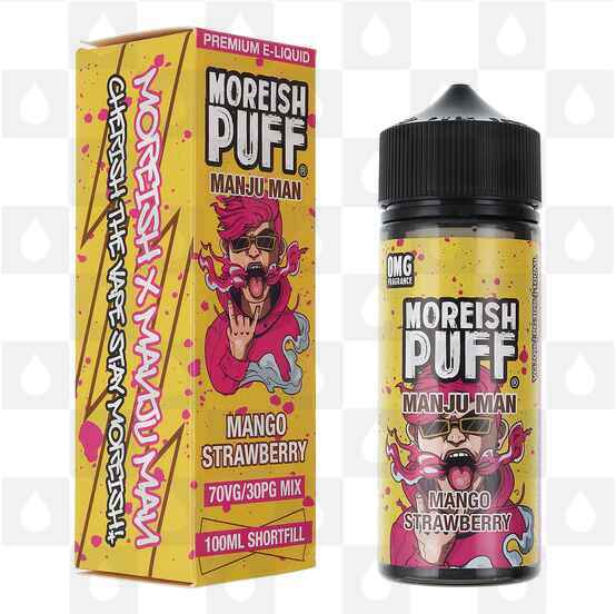 Strawberry | Manju Man by Moreish Puff E Liquid | 100ml Short Fill
