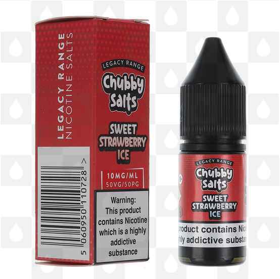 Sweet Strawberry Ice by Chubby Juice E Liquid | 10ml Nic Salt, Strength & Size: 20mg • 10ml