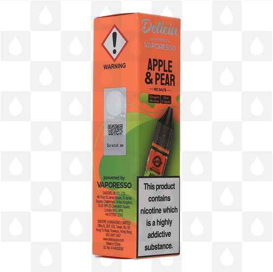 Apple and Pear | Deliciu by Vaporesso E Liquid | 10ml Nic Salt, Strength & Size: 10mg • 10ml
