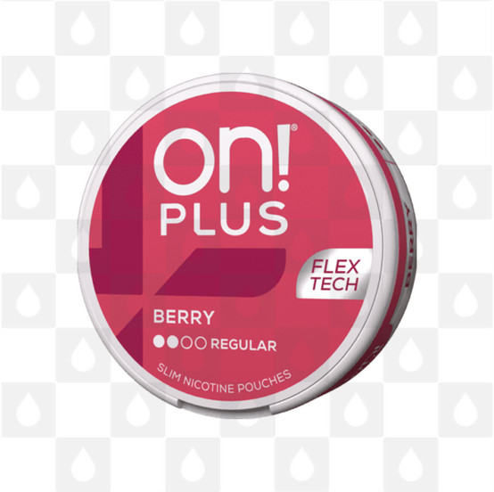 Berry by On! Plus | Nicotine Pouches, Strength & Size: 20 x 06mg Pouches