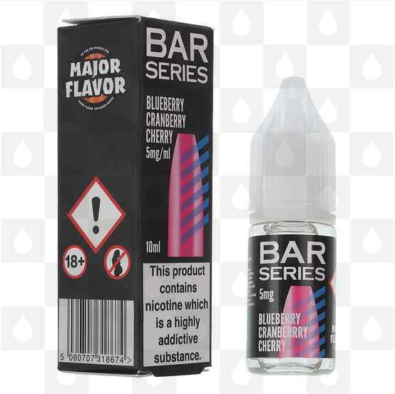 Blueberry Cranberry Cherry by Bar Series E Liquid | 10ml Nic Salt, Strength & Size: 05mg • 10ml