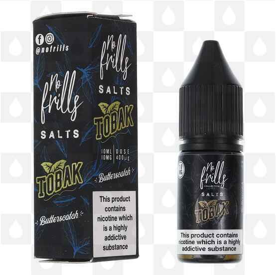 Butterscotch Tobacco | Tobak by No Frills E Liquid | 10ml Nic Salt, Strength & Size: 10mg • 10ml