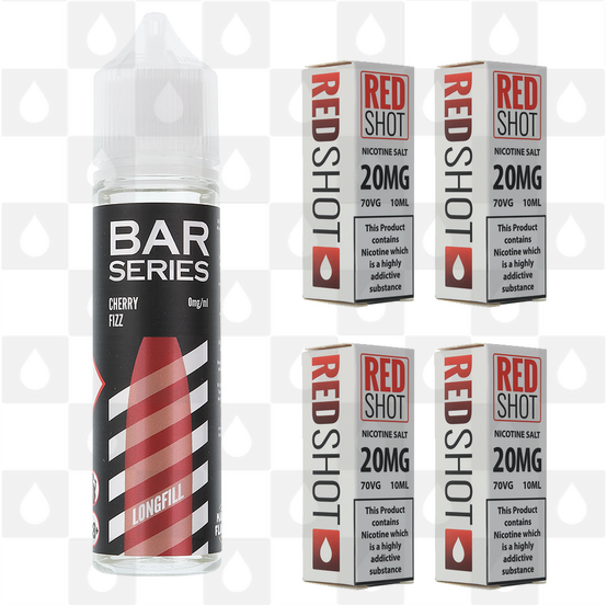 Cherry Fizz by Bar Series E Liquid | 60ml Long Fill, Nicotine Type: Nicotine Salt, Strength & Size: 14mg Salt • 60ml • Inc Shots (50/50)