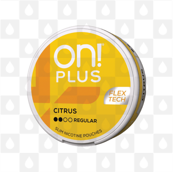 Citrus by On! Plus | Nicotine Pouches, Strength & Size: 20 x 06mg Pouches