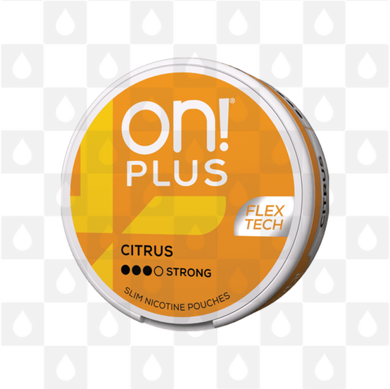 Citrus by On! Plus | Nicotine Pouches, Strength & Size: 20 x 09mg Pouches