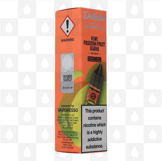 Kiwi Passionfruit Guava | Deliciu by Vaporesso E Liquid | 10ml Nic Salt, Strength & Size: 20mg • 10ml