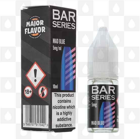 Mad Blue by Bar Series E Liquid | 10ml Nic Salt, Strength & Size: 05mg • 10ml