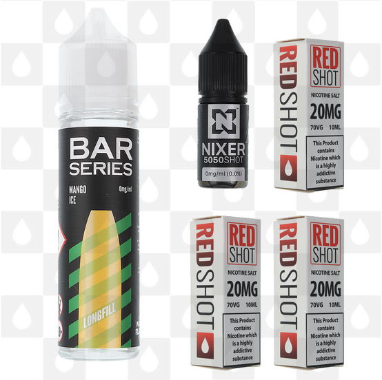 Mango Ice by Bar Series E Liquid | 60ml Long Fill, Nicotine Type: Nicotine Salt, Strength & Size: 10mg Salt • 60ml • Inc Shots (50/50)