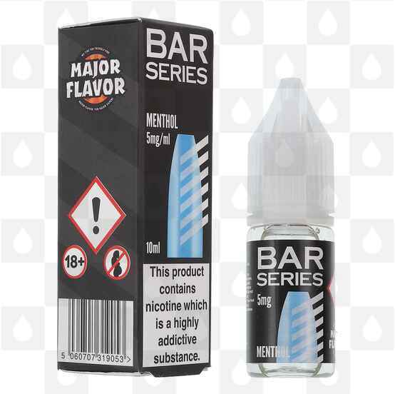 Menthol by Bar Series E Liquid | 10ml Nic Salt, Strength & Size: 05mg • 10ml